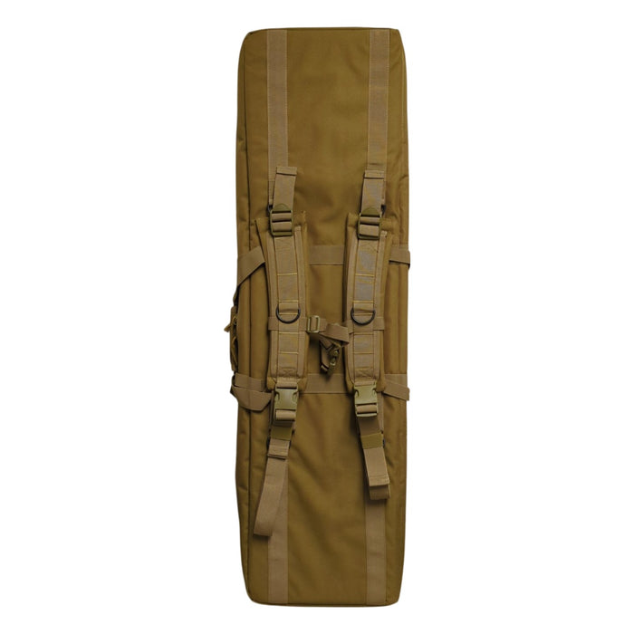 GPS 44" Abrasion-Resistant 500D Polyester Padded Double Rifle Case, FDE