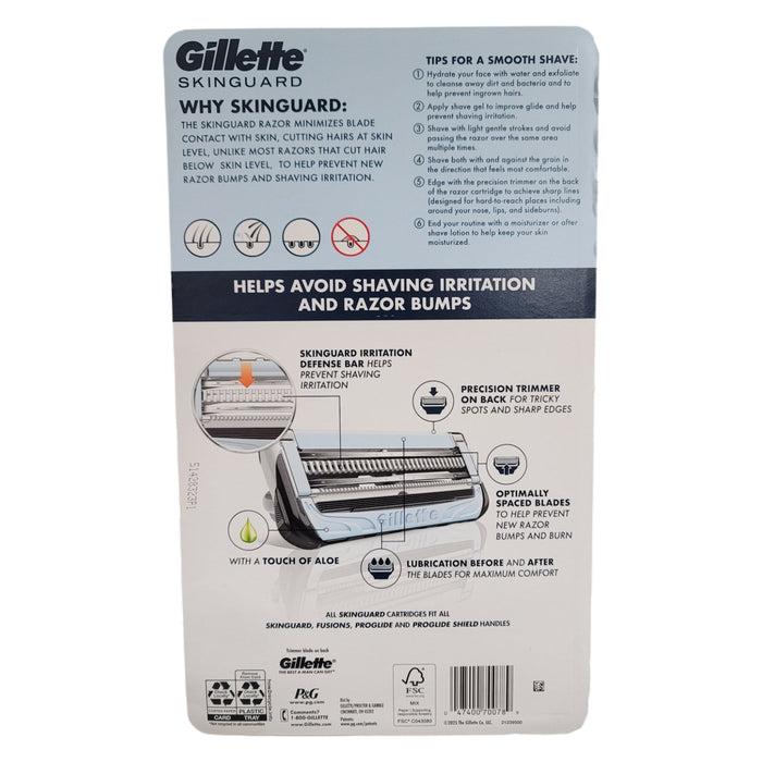 Gillette SkinGuard Men's Razor Handle + 13 Blade Cartridges