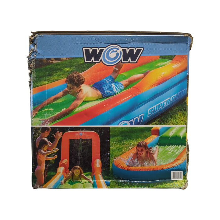 WOW Sports Blower Inflatable Super Slide Air Glide, Multicolor