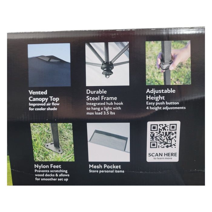 Member's Mark 10'x10' Instant Canopy with EasyLift Technology, Vented Top