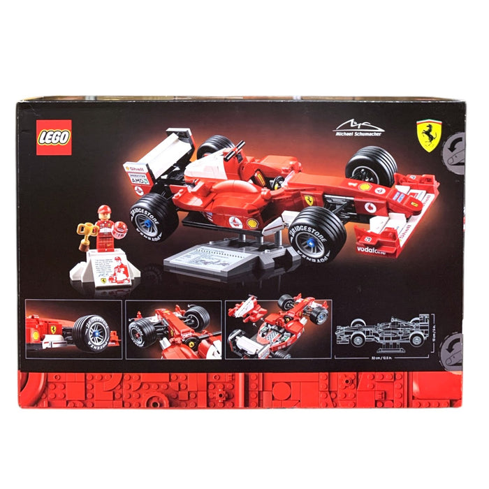 LEGO Icons Ferrari F2004 and Michael Schumacher. 11375, 735 Pieces