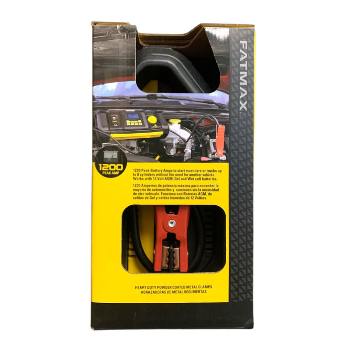 Stanley Fatmax 1200 Amp Power Station with Air Compressor & USB Power, PPS12CF