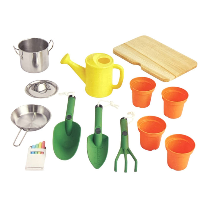 Member's Mark Outdoor Wooden Mud Kitchen Playset for Ages 3+