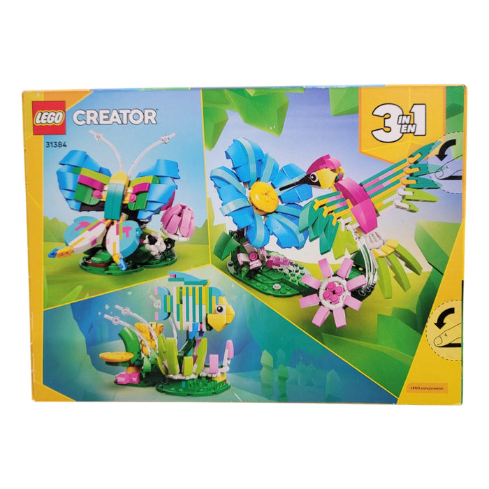 LEGO Creator 3 in1 Wild Animals: Colorful Hummingbird, 31384 (312 Pieces)
