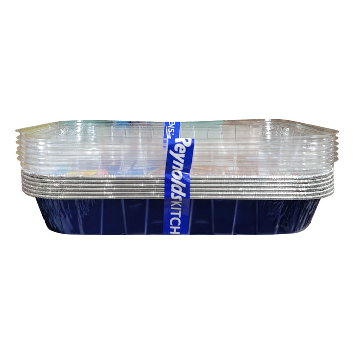 Reynolds Kitchens 13" x 9" Aluminum Cake Pans with Lids, 6 ct.
