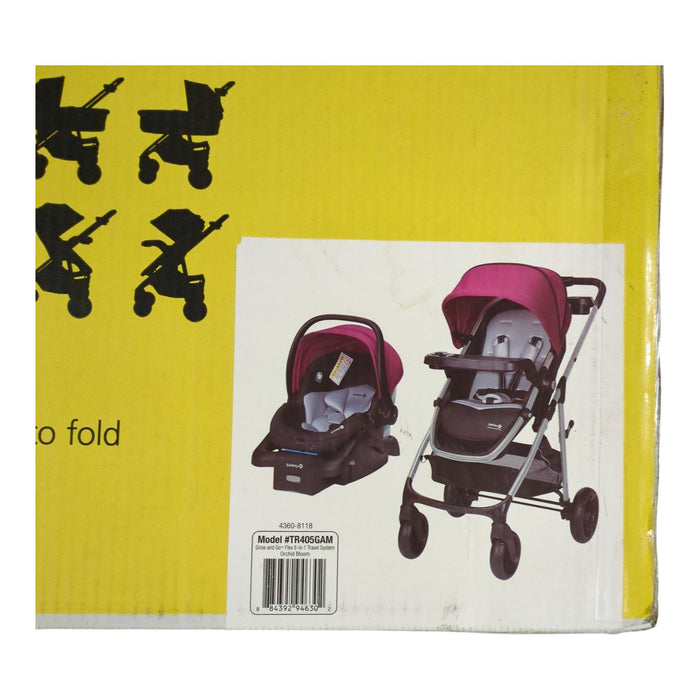 Safety 1st Grow and Go Flex 8-in-1 Modular Travel System, Orchid Bloom