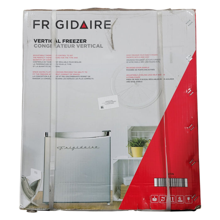 Frigidaire EFRF114-6COM Vertical Freezer 1.1 cu ft Stainless Platinum Design