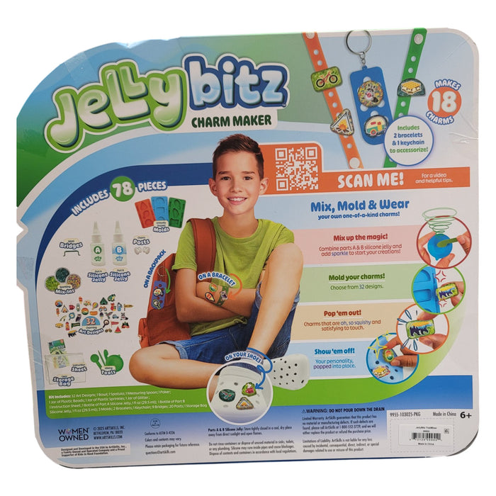 ArtSkills Jellybitz DIY Charm Maker Craft Kit for Kids