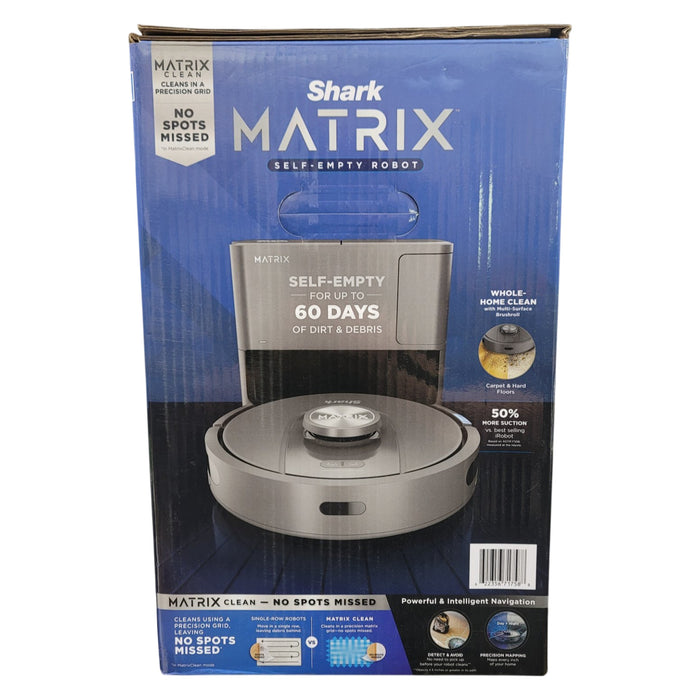 Shark Matrix Self Emptying Robot Vacuum with 60 Day Capacity, Precision Mapping