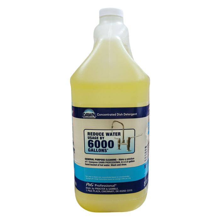 Dawn Professional Manual Pot and Pan Detergent Dish Soap, Lemon, 1 gal.