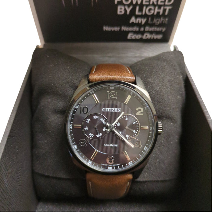 Citizen Men's Eco-Drive Black-Tone Dress Classic Watch 44mm, AO9028-07E