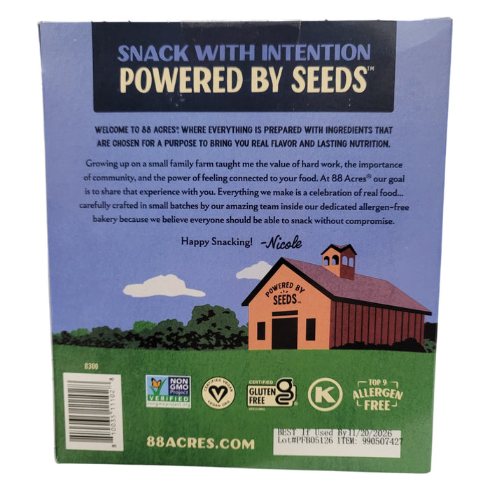 88 Acres Fudge Brownie  Protein Bar, 14 count