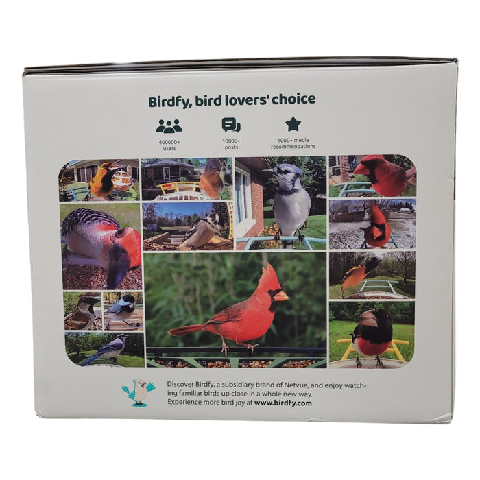 Birdfy Solar Powered Bird Feeder 2 Pro with AI Camera