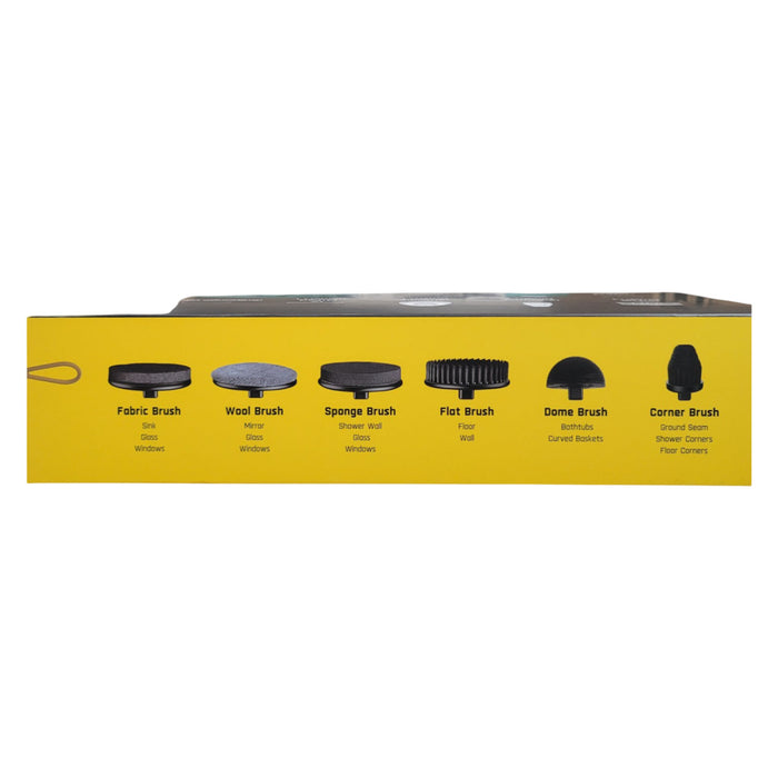 Fanttik Dual-Speed Electric Scrubber with 6 Brush Heads