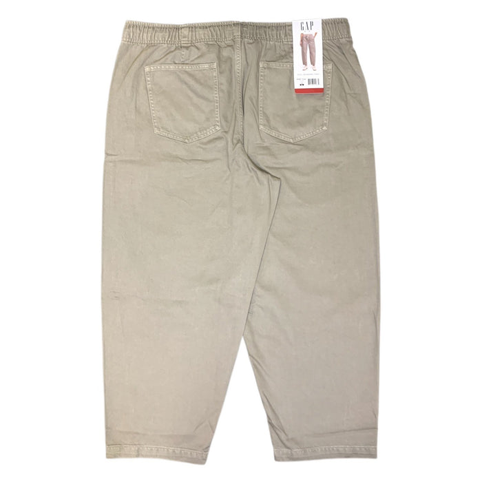 Gap Women's Pull On Barrel Pant, Mid Rise, Relaxed Fit with Tapered Leg