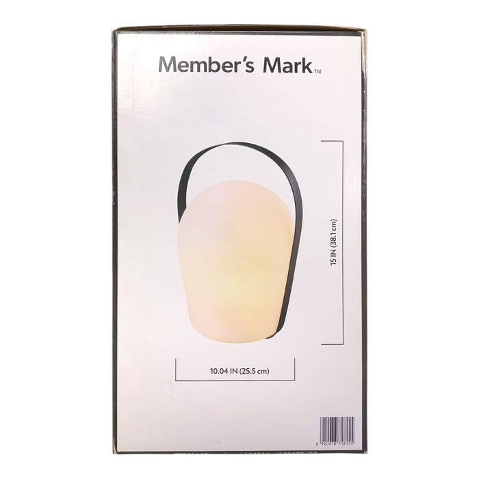 Member's Mark Color Changing Outdoor Lantern, Wireless, Remote Control, 15"x10"