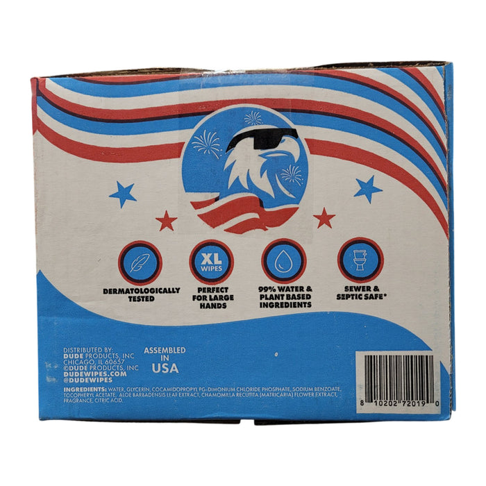 DUDE Wipes XL Flushable Wipes, POOPsicle, 8 ct., 384 wipes