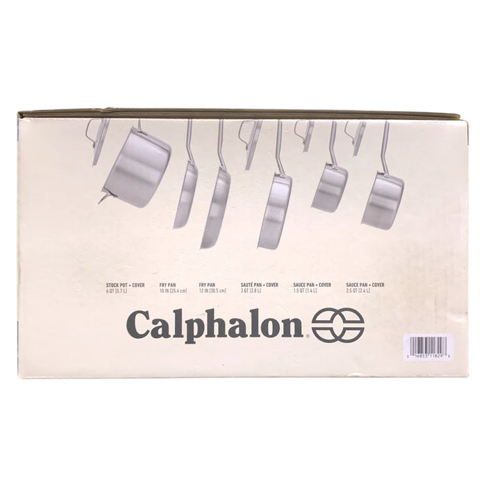 Calphalon 10-Piece Triple Layer Non-Toxic Stainless Steel Cookware Set