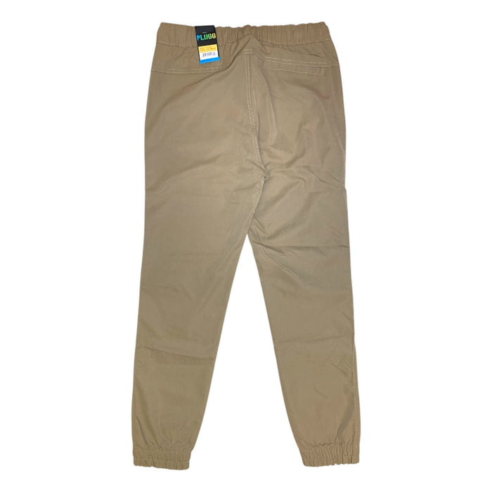 Plugg Clothing Men’s Stretch Tech Fabric Twill Joggers – Style P771442