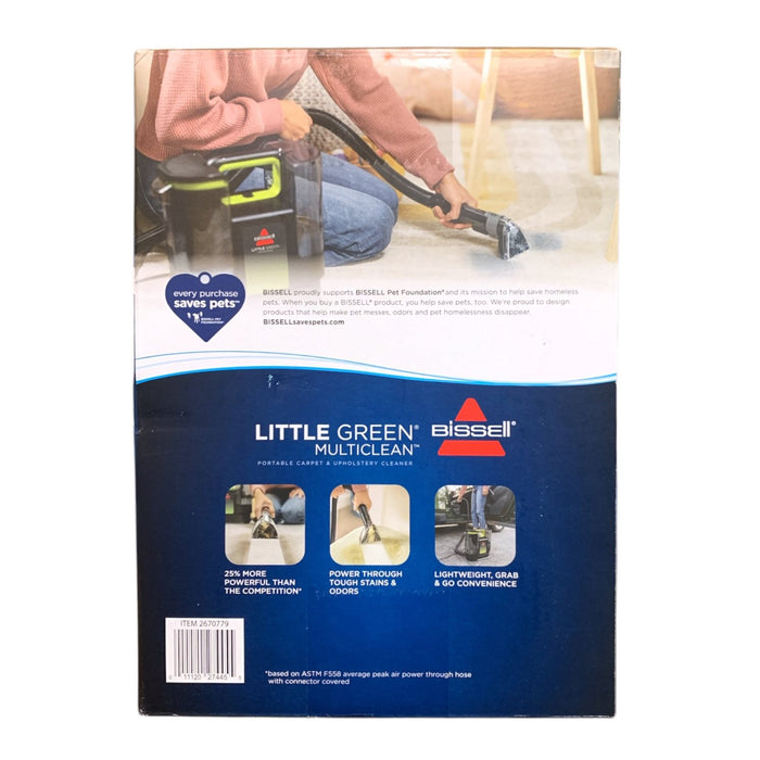 BISSELL Little Green MultiClean Portable Deep Cleaner, Carpet & Upholstery