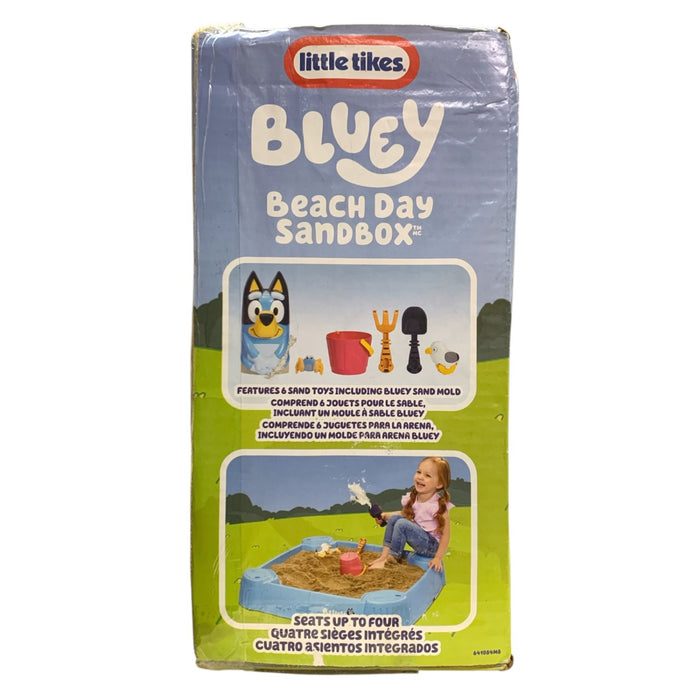 Little Tikes Bluey Beach Day Sand Box with Accessories