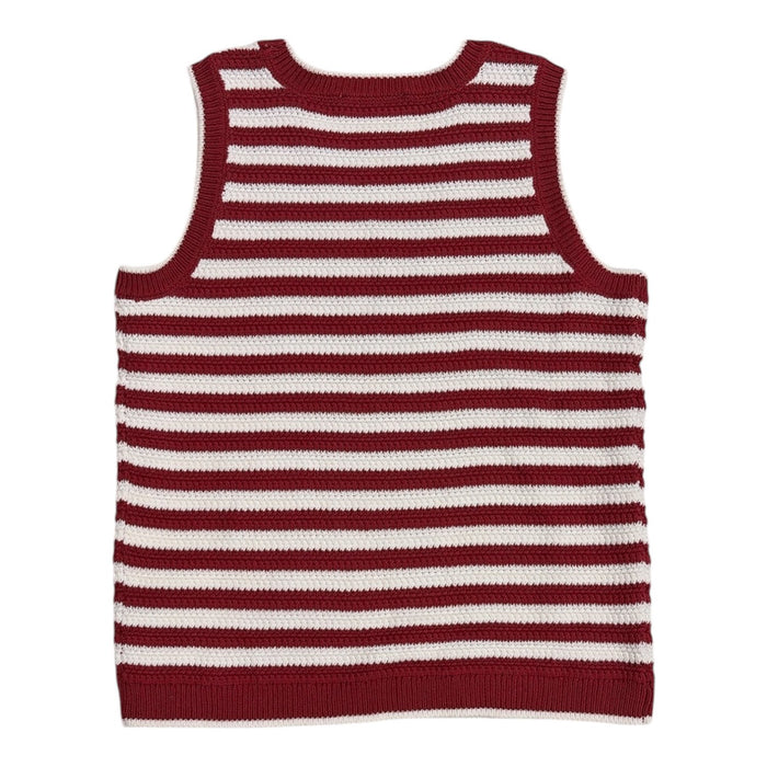 Nine West Women's Regular Fit Lightweight Crochet Tank Top