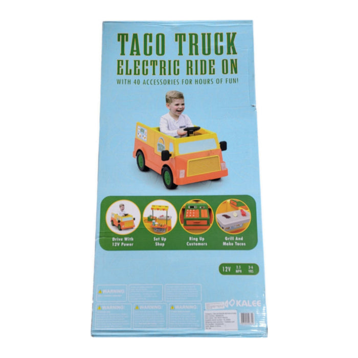 Taco Truck 12V Electric Ride On