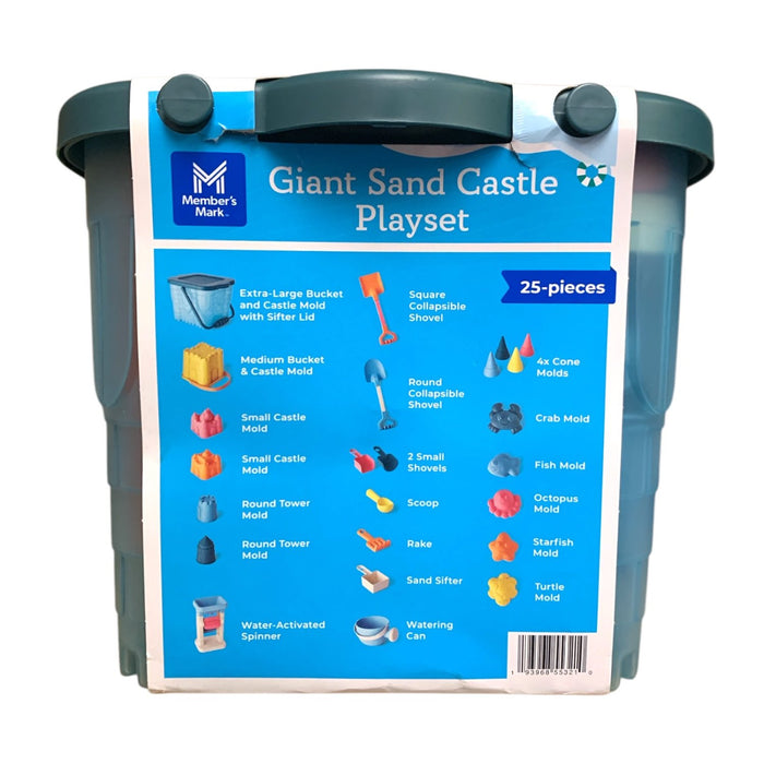 Member's Mark Giant Castle Playset, 25 Pieces, Complete Set of Molds and Tools