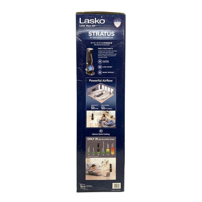 Lasko Stratus 35" High Velocity Tower Fan with Remote