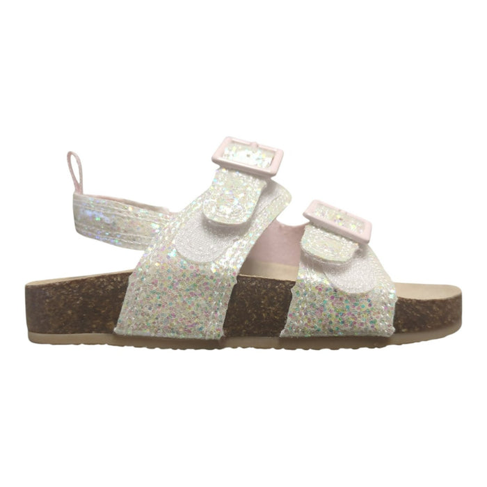 OshKosh B'Gosh Toddler Girls Hook & Loop Strap Contoured Footbed Sandal