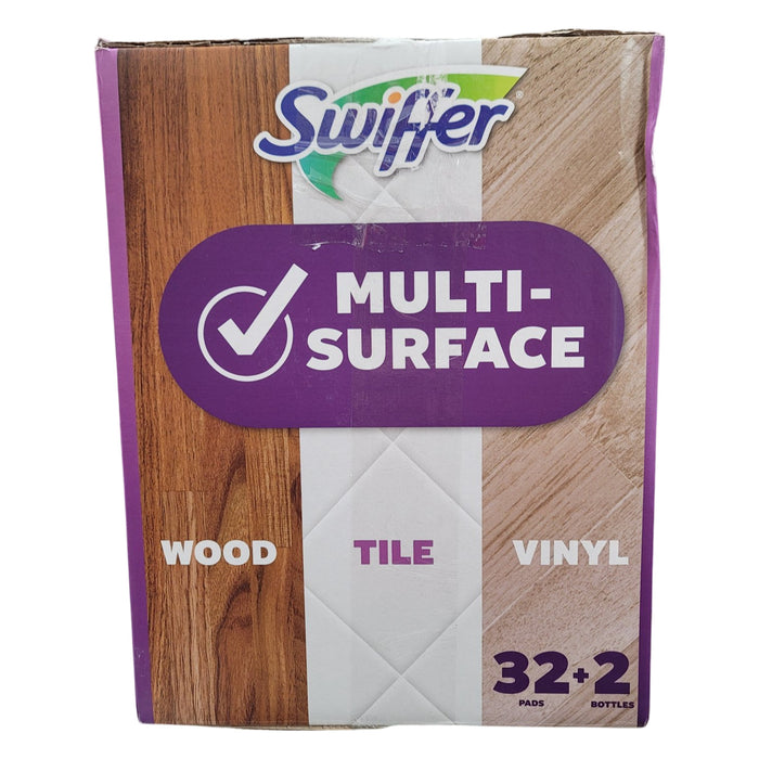 Swiffer WetJet Mopping Refill Pack, Gain, 32 Pads + 2 Refills