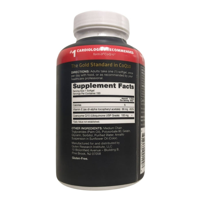 Qunol Ultra CoQ10 Softgels, 100 mg 150ct.