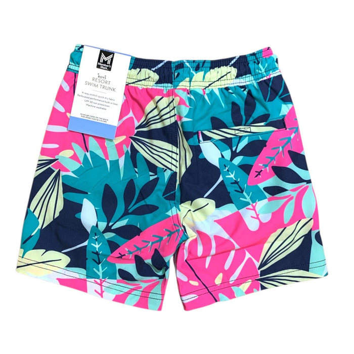 Member's Mark Boy's Resort Swim Trunk with Built-In Liner, 4-Way Stretch