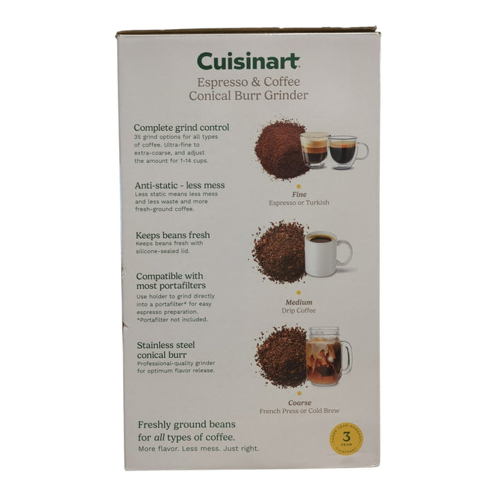 Cuisinart Espresso & Coffee Conical Burr Grinder