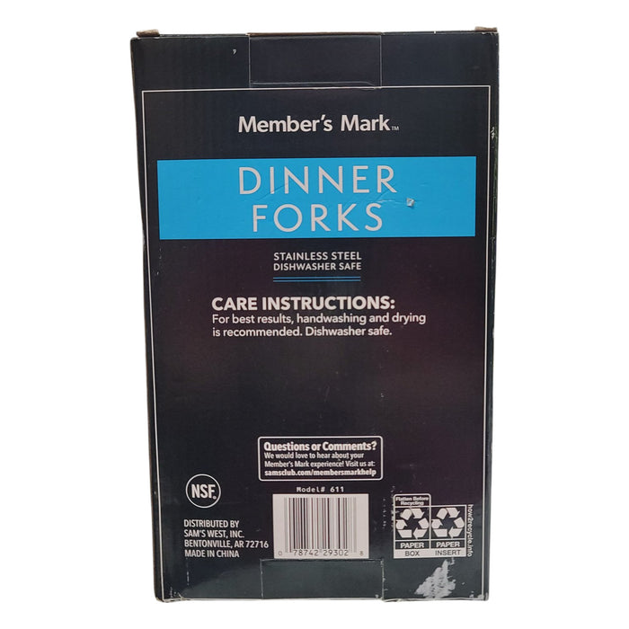 Member's Mark Stainless Steel Dinner Forks 36 ct.