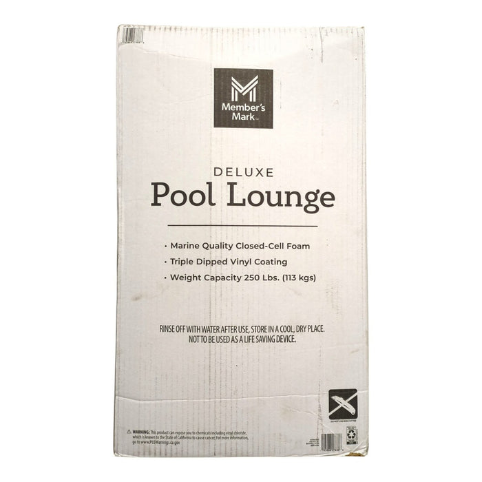 Member's Mark 2" Closed-Cell Foam Deluxe Pool Float Lounge