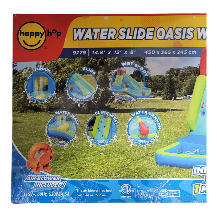 Happy Hop Water Slide Oasis with Aqua Cave