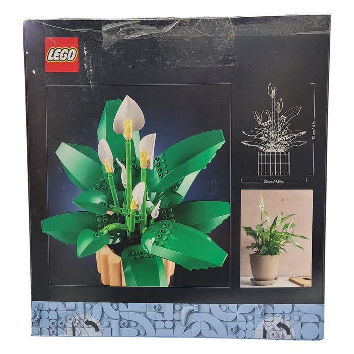LEGO Botanicals Peace Lily Flower Room Decor Building Set, 474 pc.
