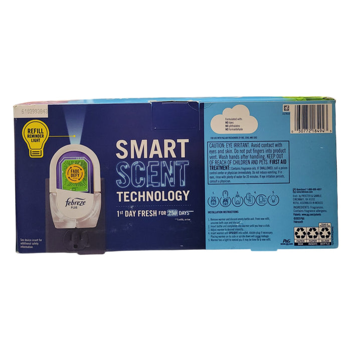 Febreze Plug Air Freshener, Gain Original, Gain Moonlight Breeze, 5 Refills