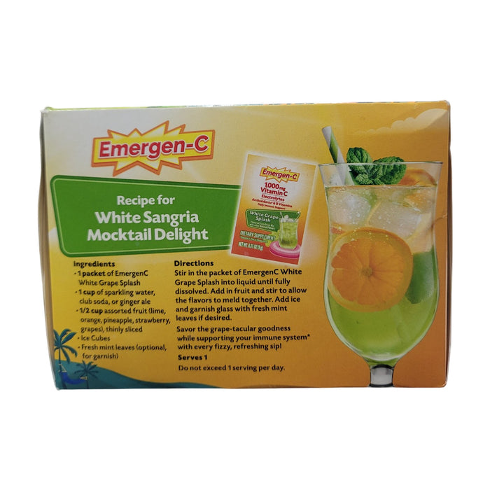 Emergen-C Vitamin C 1,000mg Powder Fizzy Drink Mix, 90 ct.
