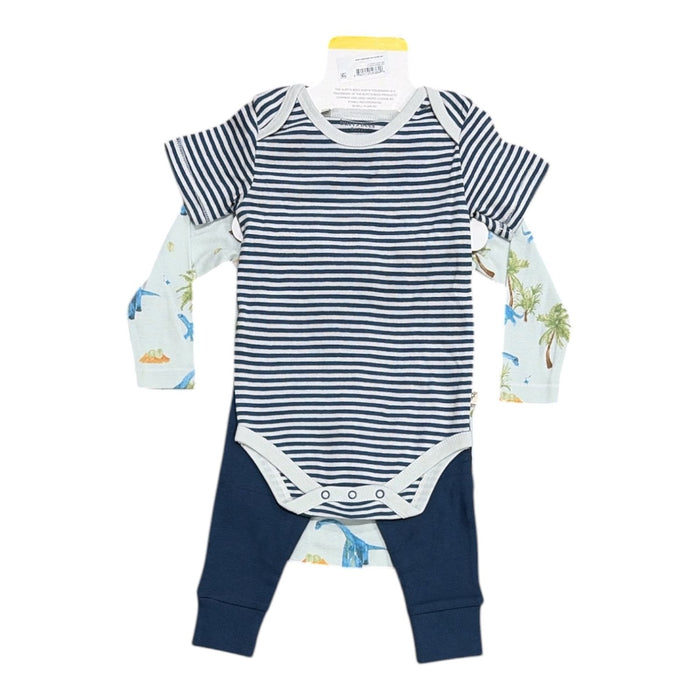 Burt's Bees Unisex Baby 100% Organic Cotton 4-Piece Outfit Set