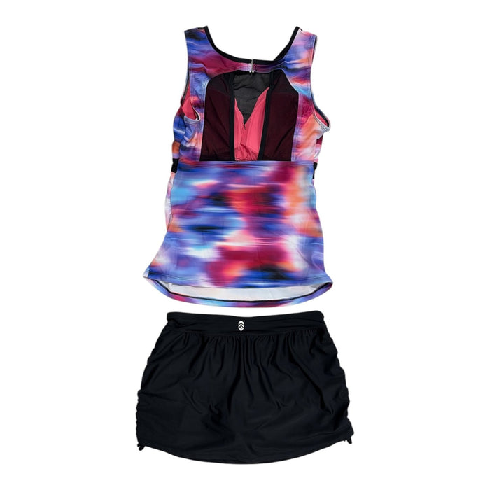 Free Country Women's Comfortable & Supportive Tankini & Skort Swim Set
