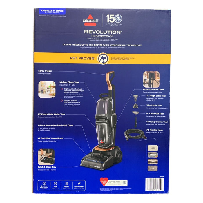 BISSELL Revolution HydroSteam Upright Carpet & Upholstery Cleaner