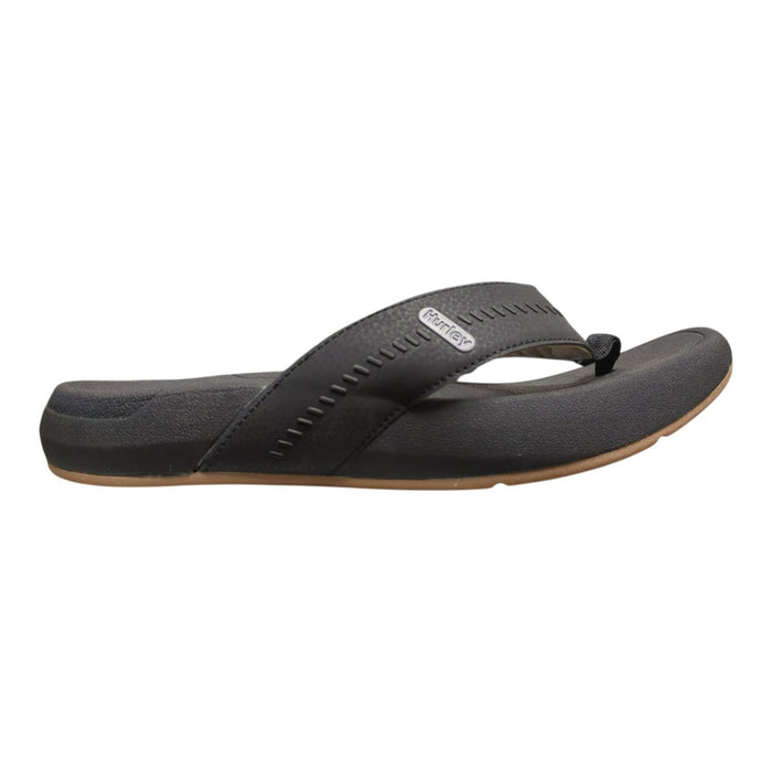 Hurley Men's Padded Strap Wave Non-Slip Outsole Flip-Flop