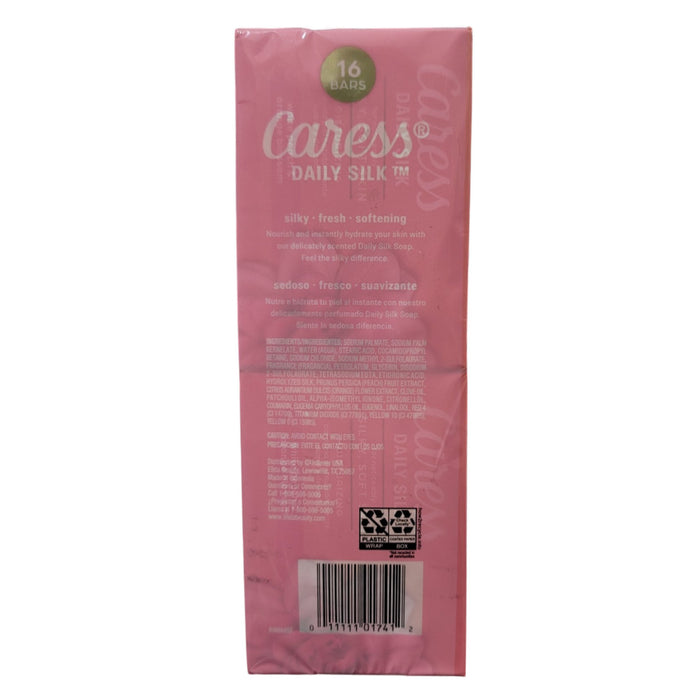 Caress Daily Silk Beauty Bar, White Peach & Orange Blossom, 3.75 oz.,16 count