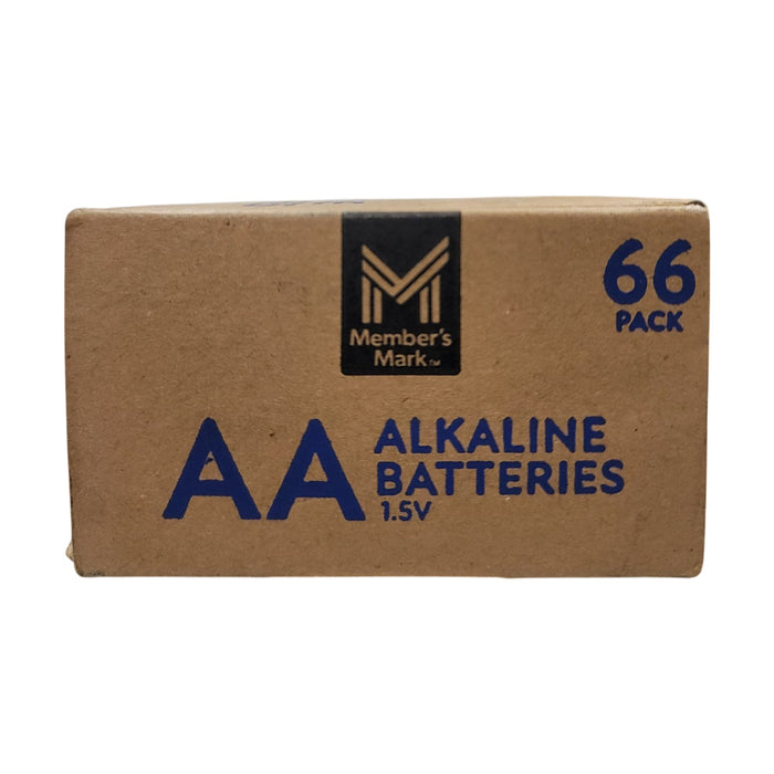 Member's Mark AA Alkaline Batteries, 66-Pack