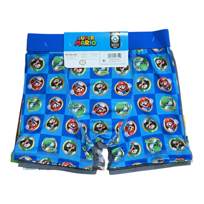 Handcraft Boy's Lightweight Breathable Character Stretch Fit Boxer Briefs, 4pk