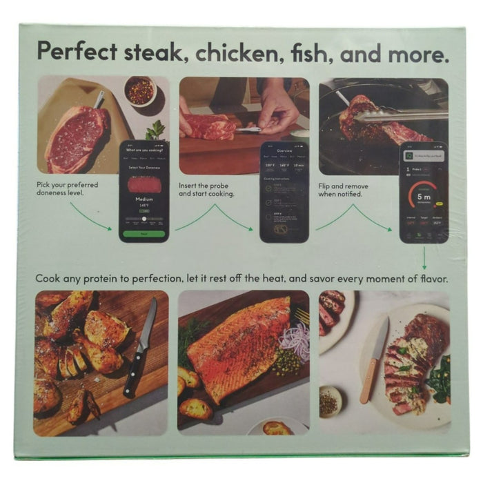 iQ Sense by Chef iQ Smart Wireless Cooking Thermometer with 2 Probes