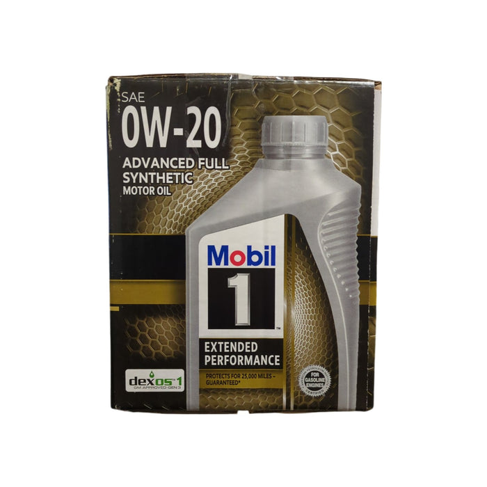 Mobil 1 Extended Performance Full Synthetic Motor Oil 0W-20, 1-Quart, 6pk