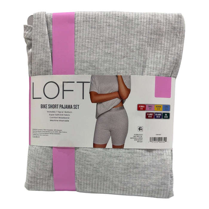 LOFT Women's 2-Piece Bike Short Pajama Set